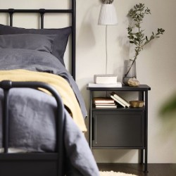 Ikea Grafjallet Bedside Table Anthracite 45x36x59 cm - 40570220