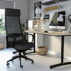 Ikea Markus Medium Back Office Chair Dark Grey 50261151