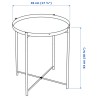 Ikea Gladom End Table White 50337820