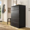 Ikea Malm Chest Of 6 Drawers Black-Brown 60354625