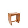 Collection Tamarin Shanghai Dressing Table With Mirror Natural Teak
