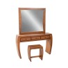Collection Tamarin Shanghai Dressing Table With Mirror Natural Teak