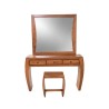 Collection Tamarin Shanghai Dressing Table With Mirror Natural Teak
