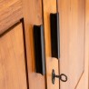 Collection Tamarin Lisbon Wardrobe 4 Doors Natural Teak Oil Finish