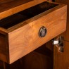 Collection Tamarin Lisbon Wardrobe 4 Doors Natural Teak Oil Finish