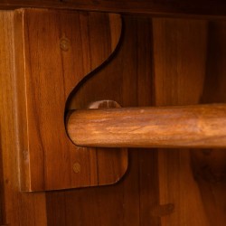Collection Tamarin Lisbon Wardrobe 4 Doors Natural Teak Oil Finish