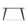Cavendish Palermo Console Table Walnut Top & Matt Black Legs