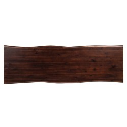 Cavendish Palermo Console Table Walnut Top & Matt Black Legs