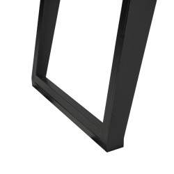 Cavendish Palermo Console Table Walnut Top & Matt Black Legs