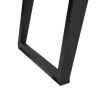 Cavendish Palermo Console Table Walnut Top & Matt Black Legs