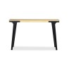 Cavendish Lucia Console Table Finch Top Acacia Wood Matt Black legs