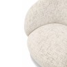 Bella Casa Kipton Swivel Hug Chair Fabric Cream