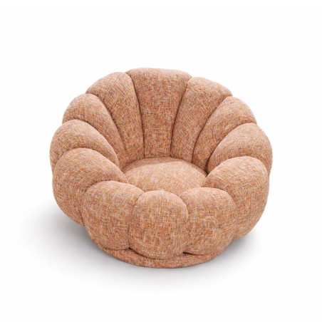 Bella Casa Camila Swivel Chair Fabric Copper