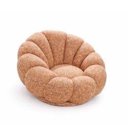 Bella Casa Camila Swivel Chair Fabric Copper
