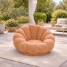 Bella Casa Camila Swivel Chair Fabric Copper