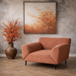 Bella Casa Marcela Hug Chair Fabric Copper