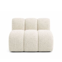 Bella Casa Bronte Armless Chair Fabric Cream