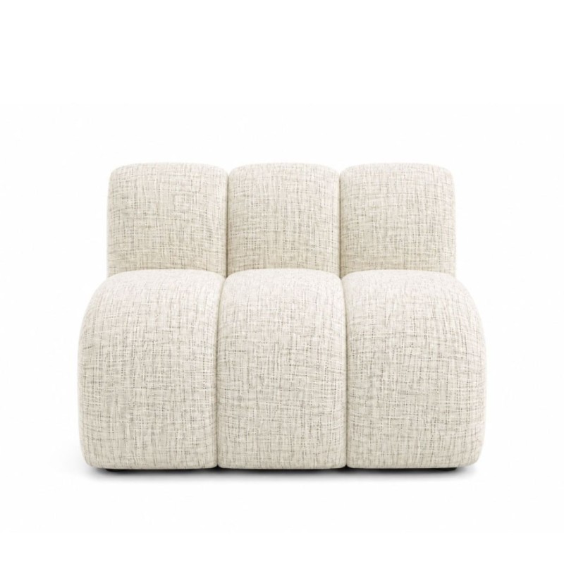Bella Casa Bronte Armless Chair Fabric Cream