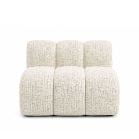 Bella Casa Bronte Armless Chair Fabric Cream