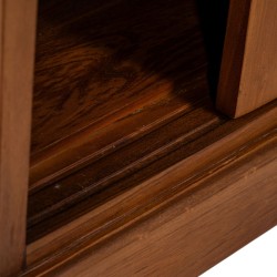 Collection Tamarin Jakarta Bookcase Cabinet Natural Teak Oil Finish