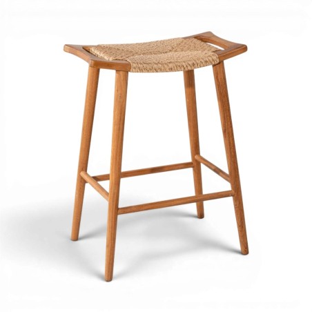 Collection Tamarin Handle Bar Stool Teak