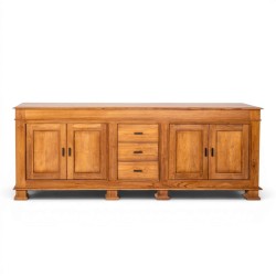 Collection Tamarin Beijing Sideboard Natural Teak Oil Finish 240x48x90