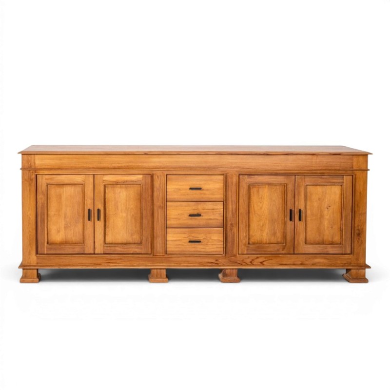 Collection Tamarin Beijing Sideboard Natural Teak Oil Finish 240x48x90