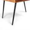 Collection Tamarin Tuban Night Table with Metal Legs Teak