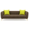 Bella Casa Lanzer Sofa 3+2 Brown Col Fabric