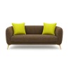 Bella Casa Lanzer Sofa 3+2 Brown Col Fabric