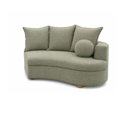 Bella Casa Bowen RHF Corner Fabric Green