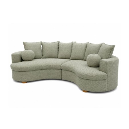 Bella Casa Bowen RHF Corner Fabric Green