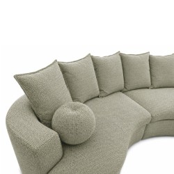 Bella Casa Bowen RHF Corner Fabric Green