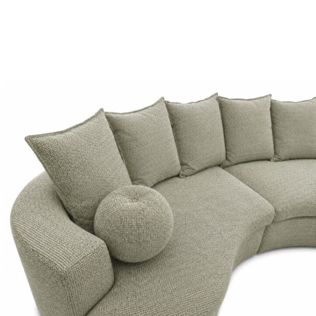 Bella Casa Bowen RHF Corner Fabric Green