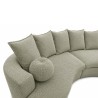 Bella Casa Bowen RHF Corner Fabric Green