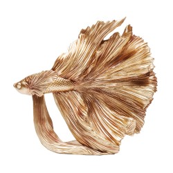 Kare Deco Figurine Betta Fish Gold Small Ref 68023