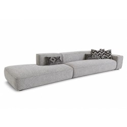 Bella Casa Taya Modular RHF Corner Fabric Grey