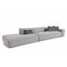 Bella Casa Taya Modular RHF Corner Fabric Grey