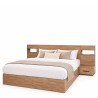 Bella Casa Salvadora Bed 180x200 cm MDF Relic Oak And Smokey