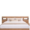 Bella Casa Salvadora Bed 180x200 cm MDF Relic Oak And Smokey