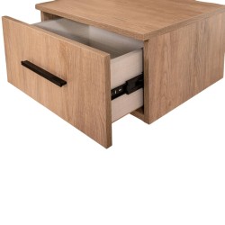 Bella Casa Salvadora Bed 180x200 cm MDF Relic Oak And Smokey