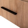 Bella Casa Salvadora Bed 180x200 cm MDF Relic Oak And Smokey