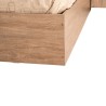 Bella Casa Salvadora Bed 180x200 cm MDF Relic Oak And Smokey