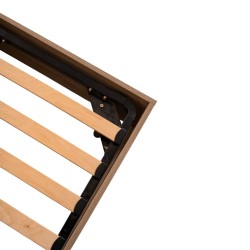 Bella Casa Salvadora Bed 180x200 cm MDF Relic Oak And Smokey