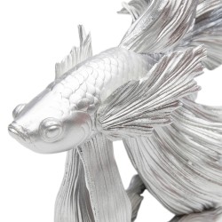 Kare Deco Figurine Betta Fish Silver Small Ref 68024