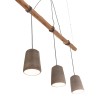 Kare Concrete Tree Pendant Lamp Dining Ref 38802