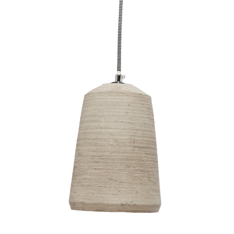 Kare Design Hängeleuchte Dining Concrete Cinque, 120x160x15 Cm – Betonschirme, Eukalyptus-Gestell, Dimmbar