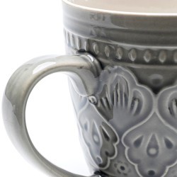 Mug Sicilia Mandala Grey Ref 53194