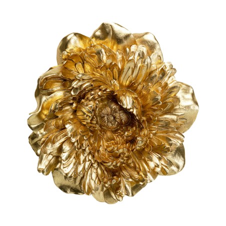 Wall Decoration Peony Gold Ref 51536