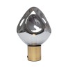 Kare Dough Table Lamp Silver 38cm Ref 53347